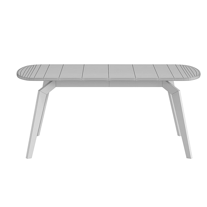 Elegant Milano Dining Table 3D model image 5