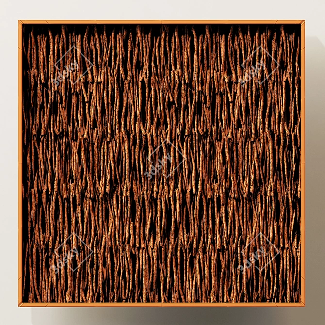 Sang Driftwood Decor: Unique Construction Art 3D model image 5