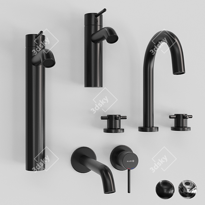 Kludi Bozz Mixers Set 3D model image 1