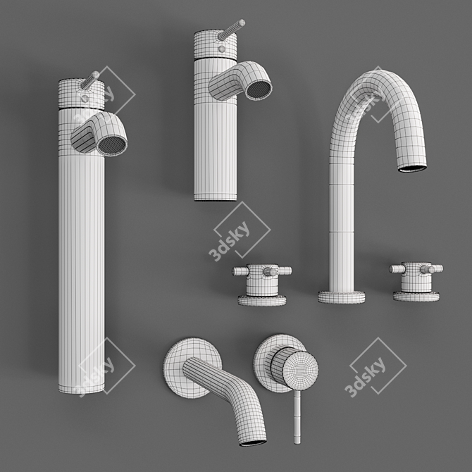 Kludi Bozz Mixers Set 3D model image 3