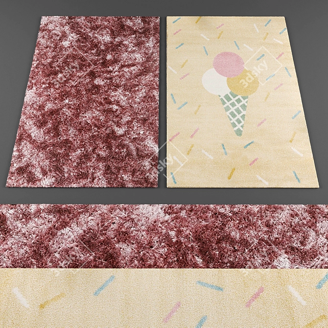 300 Rugs Collection: Versatile and Stylish 3D model image 3