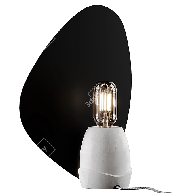 Sleek Bonnie Table Lamp: Adesso Lighting 3D model image 2