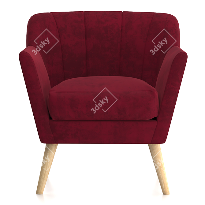Elegant Madelyn Chair: Stylish sophistication for your space 3D model image 3