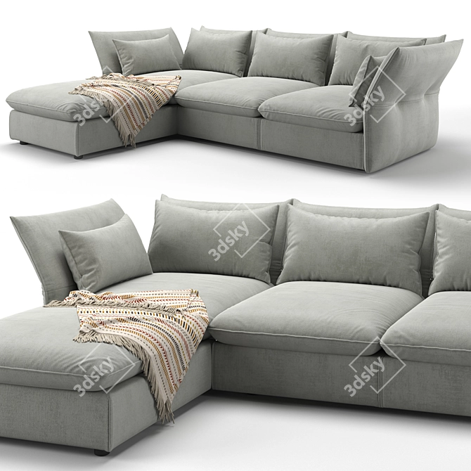 Mariposa: The Ultimate Comfort Sofa 3D model image 1