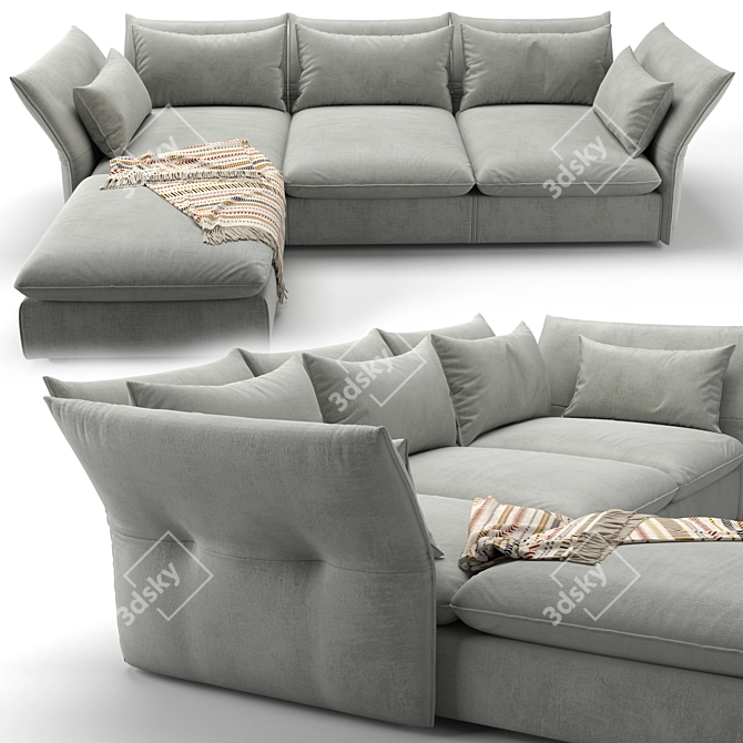 Mariposa: The Ultimate Comfort Sofa 3D model image 3