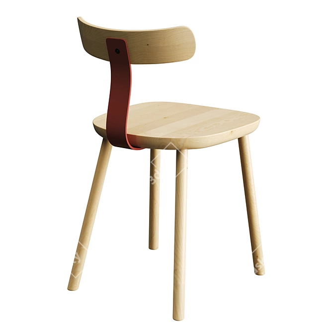 Maruni T1 Chair: Modern Elegance 3D model image 2