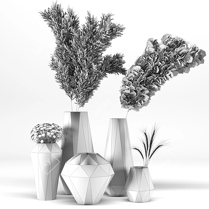 Premium Plant Collection for 3D Visualization 3D model image 5