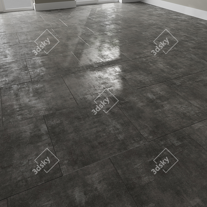 Parker Station Gray: Versatile Poly Edit with Multiple Layout Options 3D model image 2