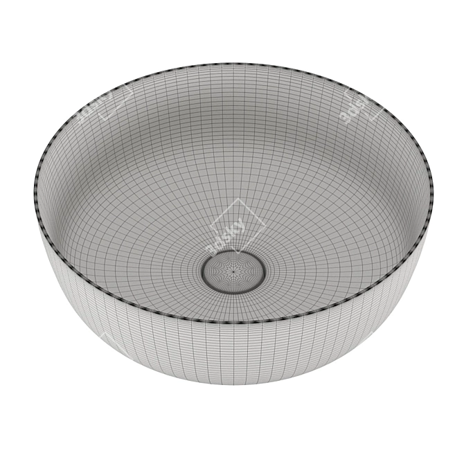 MIENA: Elegant 450mm Sink 3D model image 5