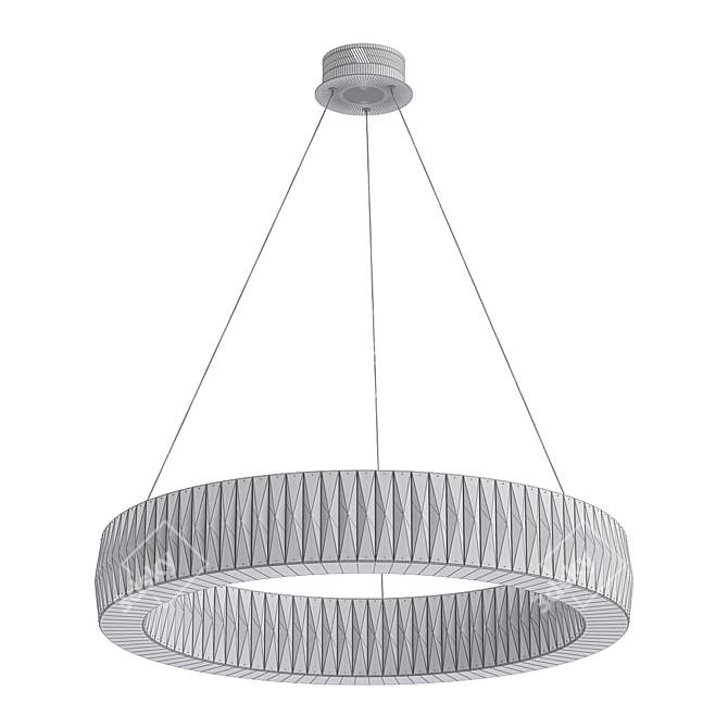 Vibrant Vancouver L Chandelier 3D model image 2