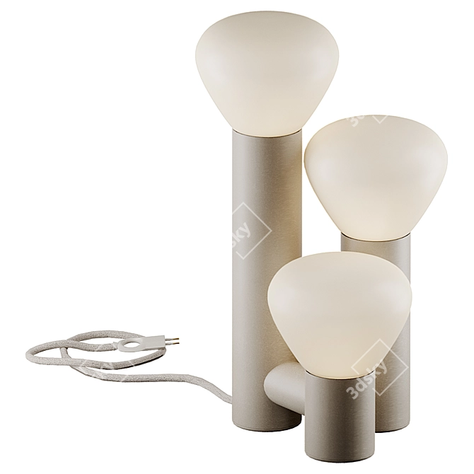 PARC 06 Table Lamp: Elegant Illumination by Lambert & Fils 3D model image 2