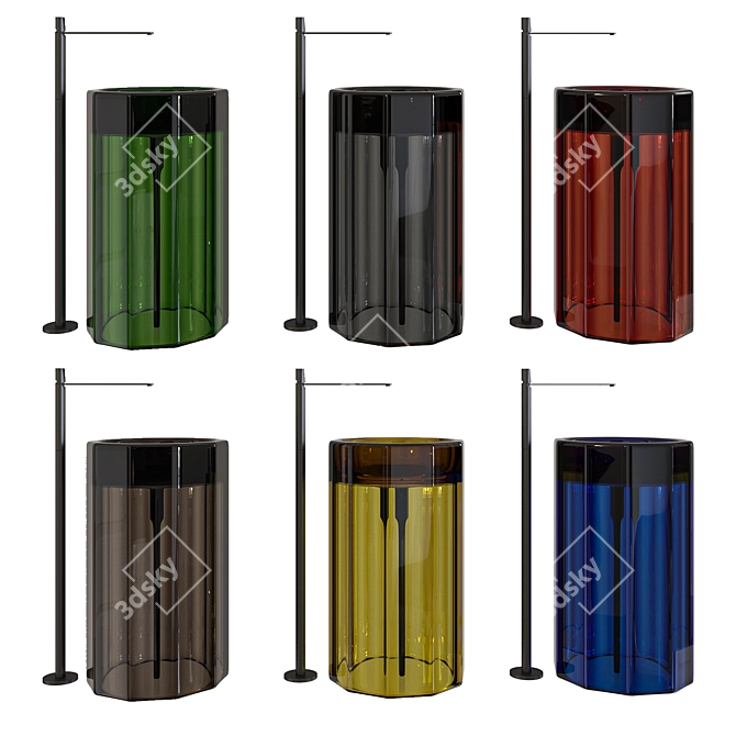 Luxury Vitreo Bathroom Sink 3D model image 3