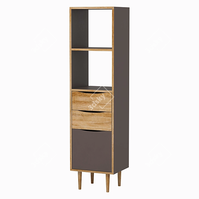 Stylish Rack for Organization 3D model image 3