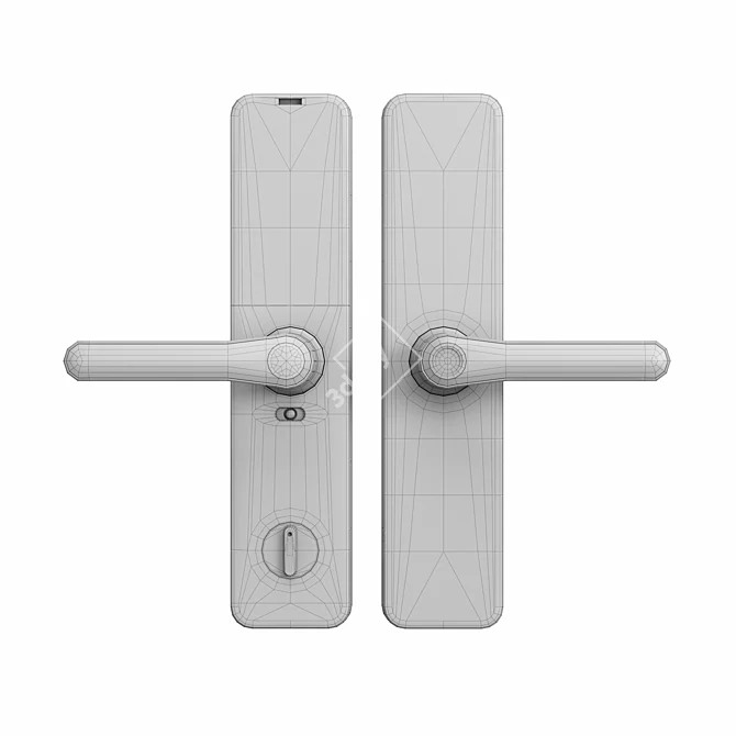 Kaadas S100: Stylish Lever Smart Lock 3D model image 6