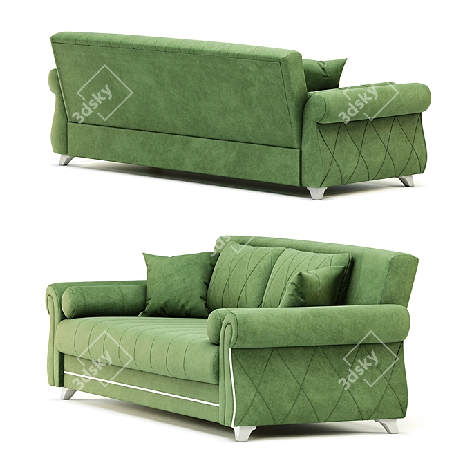 Modern and Elegant Evora Sofa 3D model image 2