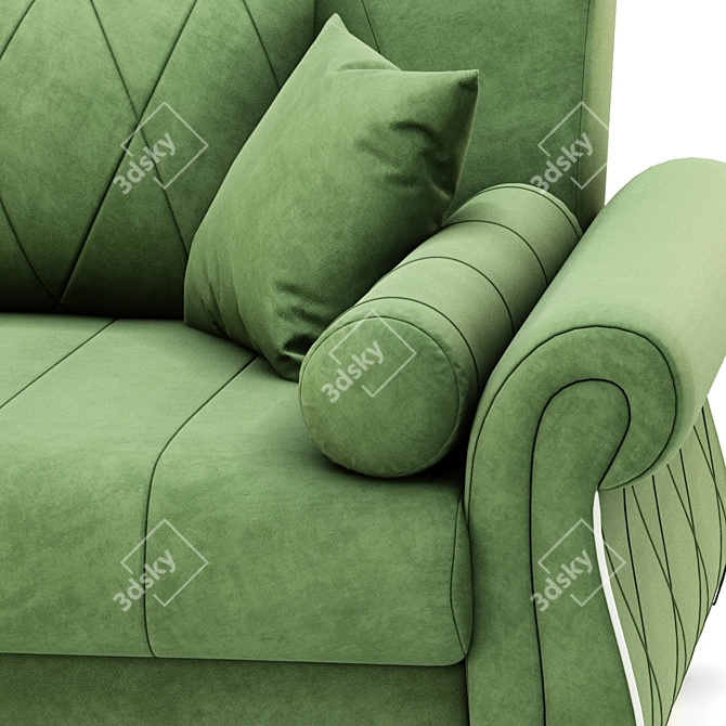 Modern and Elegant Evora Sofa 3D model image 3