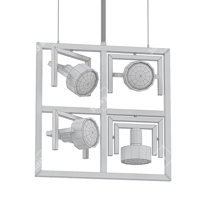 Sleek Vertical Diapason Design 3D model image 2