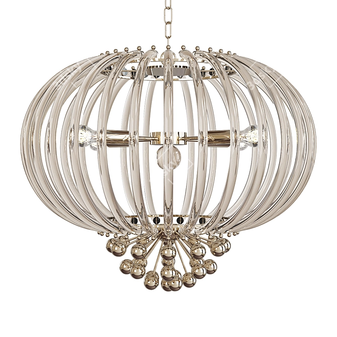 Elegant Antonelli Chandelier 3D model image 1