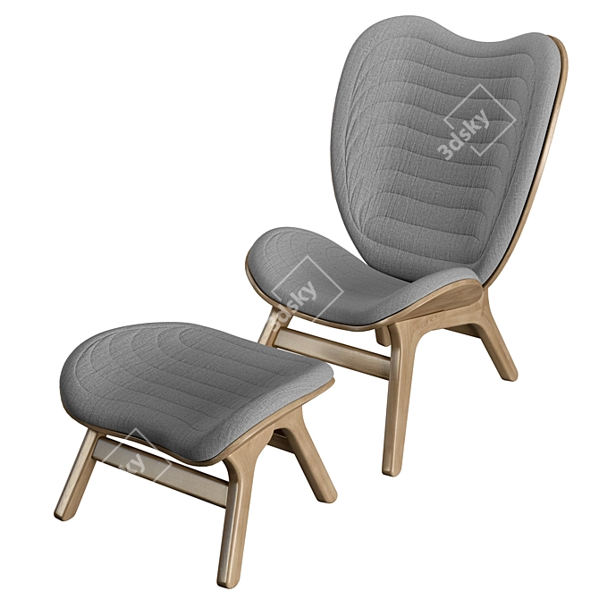 Relaxation Refinement: Umage Accent Chair 3D model image 1