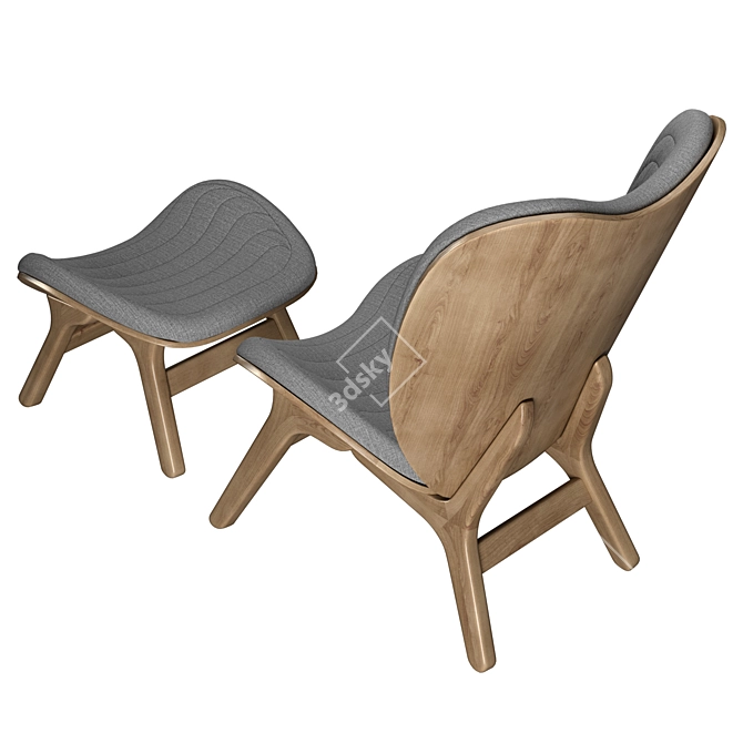 Relaxation Refinement: Umage Accent Chair 3D model image 3