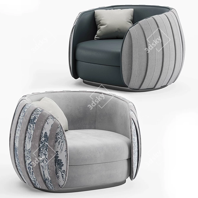 Elegant Loto_2015 Armchair 3D model image 1