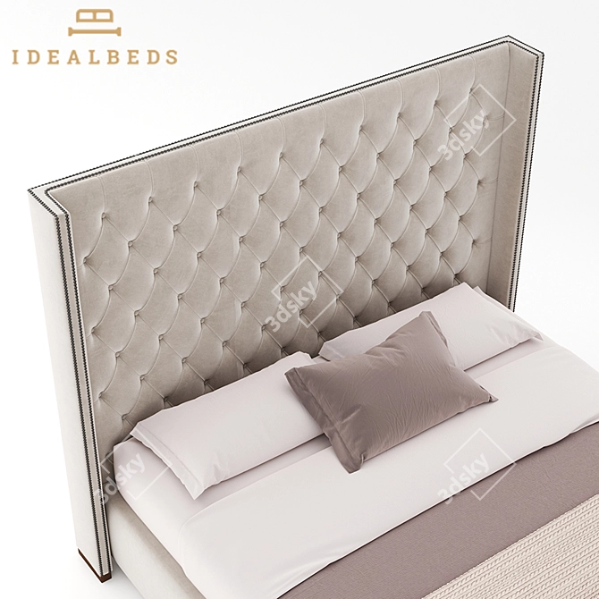 Om Adler Luxury Diamond Bed 3D model image 4