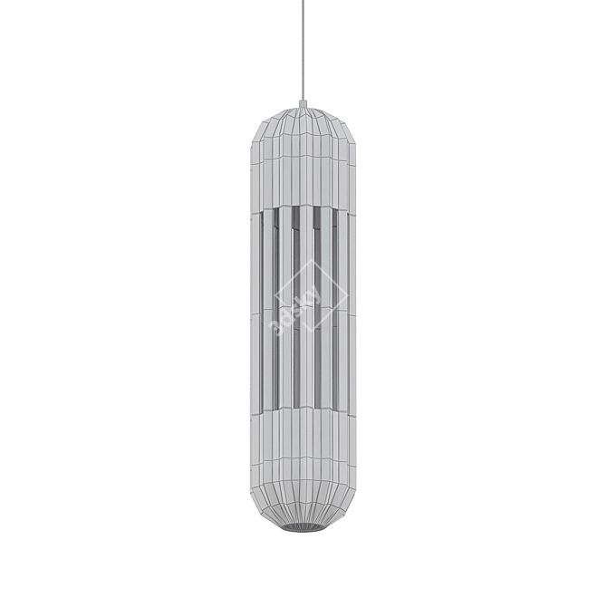 Scandinavian Style Colorful Pendant Lights 3D model image 2