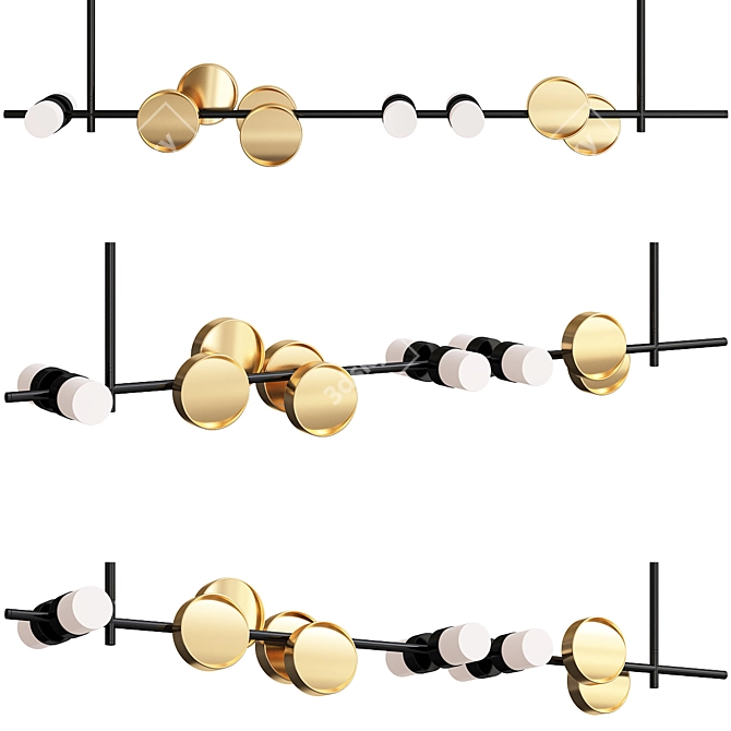 Elegant Accord Design Lamp 3D model image 1