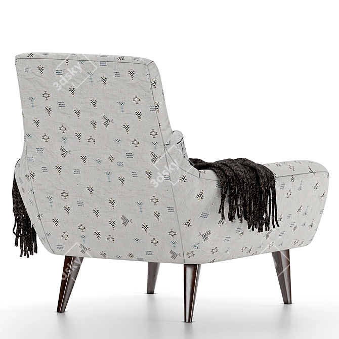 Modern Ziggy Arhaus Chair 3D model image 3