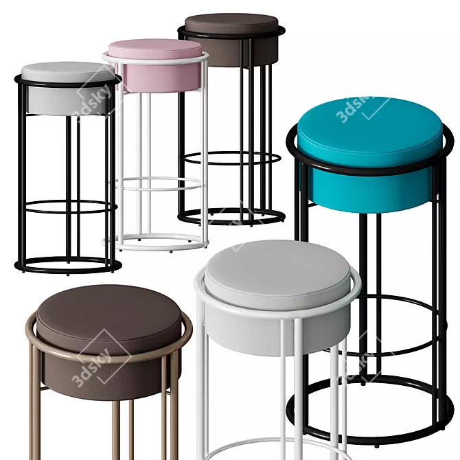 Adaptive UP Stool 3D model image 1