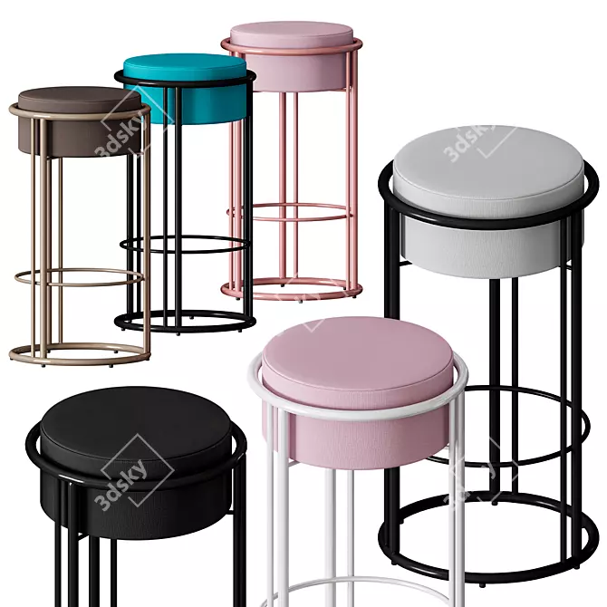 Adaptive UP Stool 3D model image 2