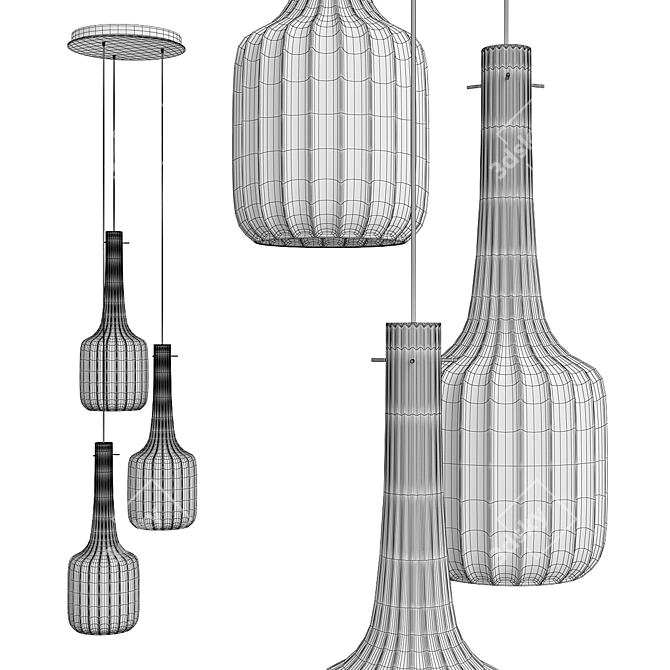 Bossanova Pendant Lighting 3D model image 2