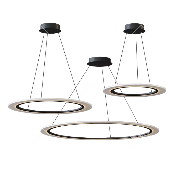 Renata Pendant: Minimalist Illumination 3D model image 1