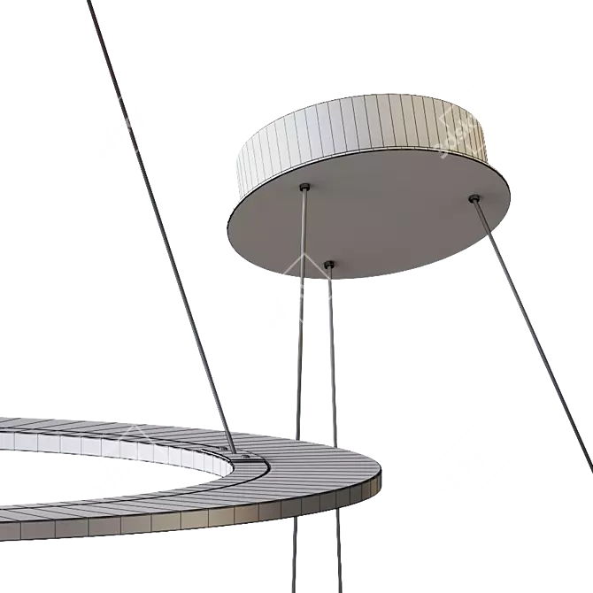 Renata Pendant: Minimalist Illumination 3D model image 4