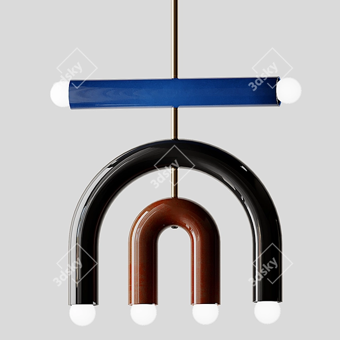 Colorful TRN D1 Pendant Lamp 3D model image 3