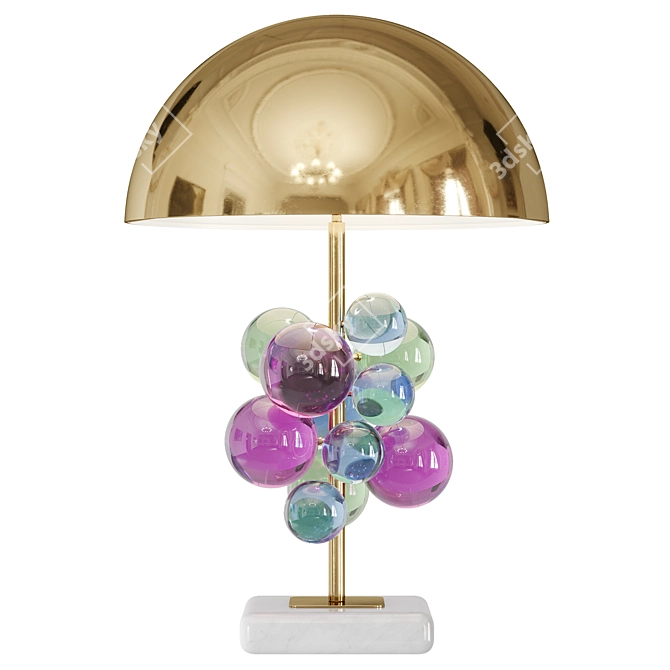 Colorful Globo Table Lamp by Jonathan Adler 3D model image 4