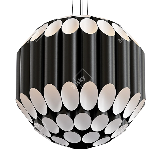 Elegant Kravitz Suspension Light 3D model image 1