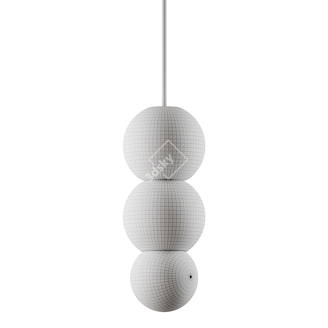 Lava Stone Pendant Light by Buzao 3D model image 11