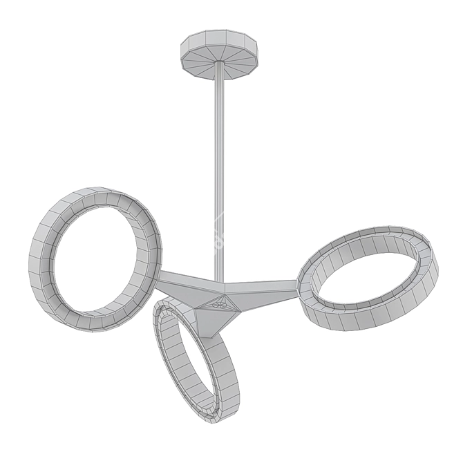 Sleek Ceiling Lighting: META 3D model image 2