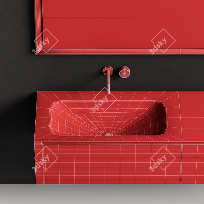 Falper Edge Vanity Set 3D model image 5