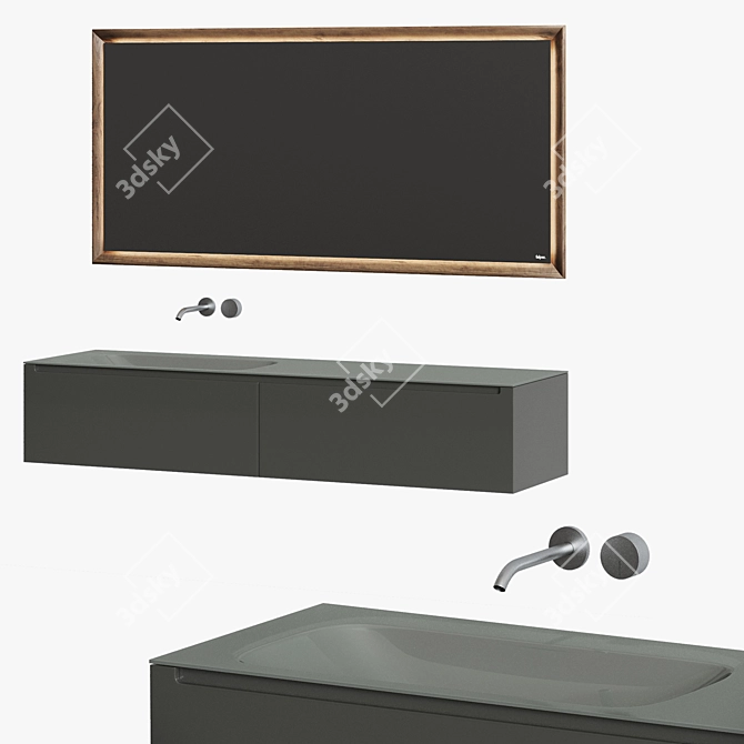 Falper Edge Vanity Set 3D model image 10