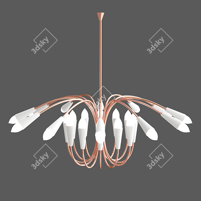 Modern Delightfull Aretha Suspension 3D model image 3