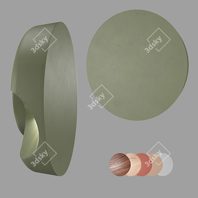 Vibia Dots 4670: Modern PBR Wall Lamp 3D model image 1