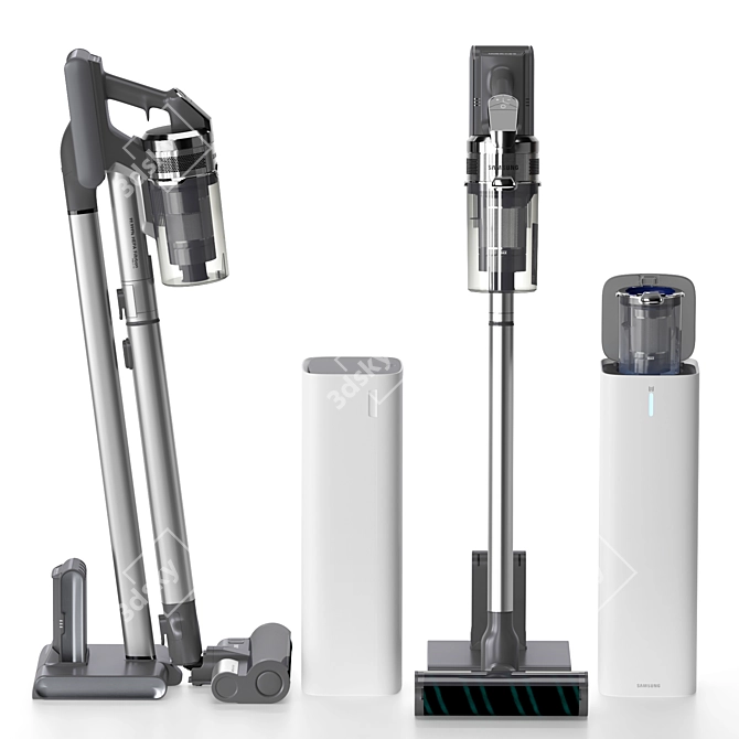 Samsung Z-Clean Station: Effortless Cordless Cleaning 3D model image 1