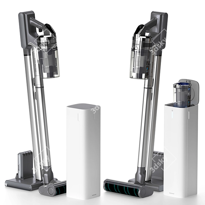 Samsung Z-Clean Station: Effortless Cordless Cleaning 3D model image 2