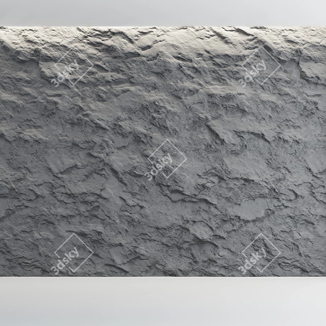 Premium Stone Wall Textures 3D model image 1