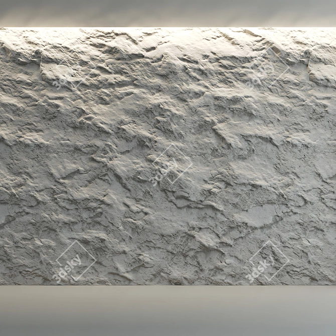 Premium Stone Wall Textures 3D model image 2