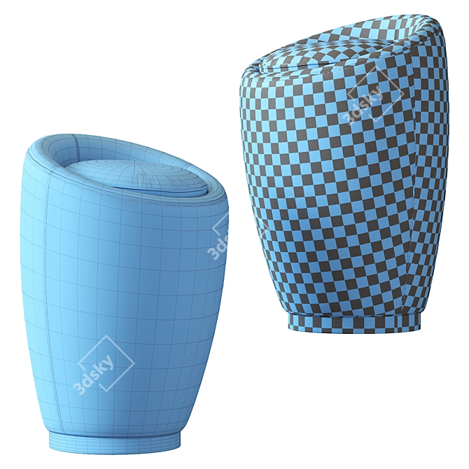 Liz Pouf: Scandinavian Simplicity 3D model image 5