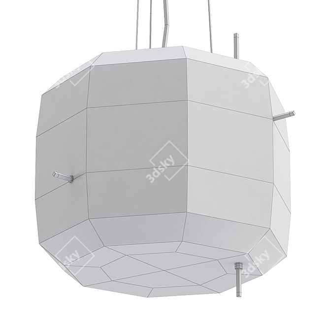 Elegant Vistosi Plot Pendant 3D model image 2