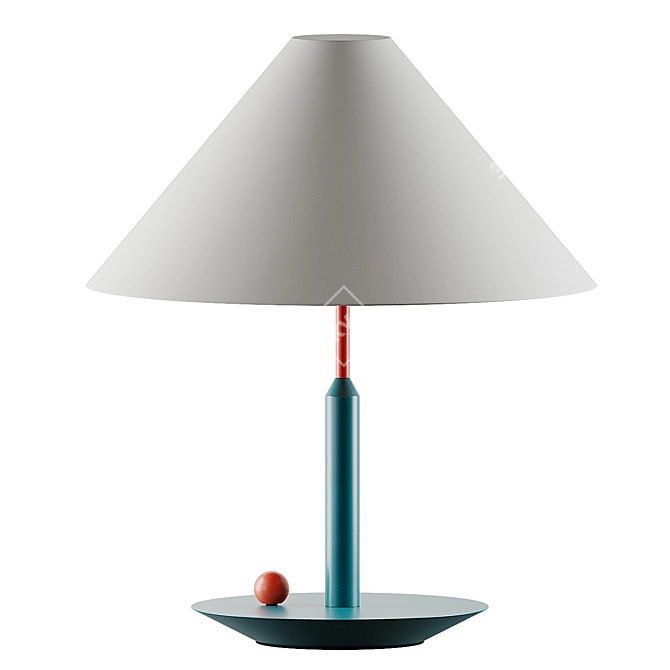 Vibrant Table Lamp: Thomas Dariel 3D model image 1